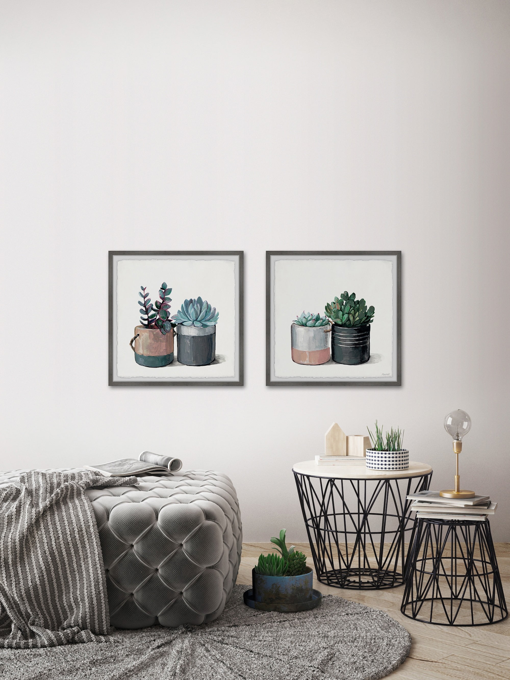 Marmont Hill Succulent Planters Diptych