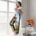 thumbnail image 5 of Saiise Cute Mushroom Town Womens Pajama Pants Stretch Comfy Lounge Pants Drawstring Sleep Bottoms with Pockets-XX-Large, 5 of 6