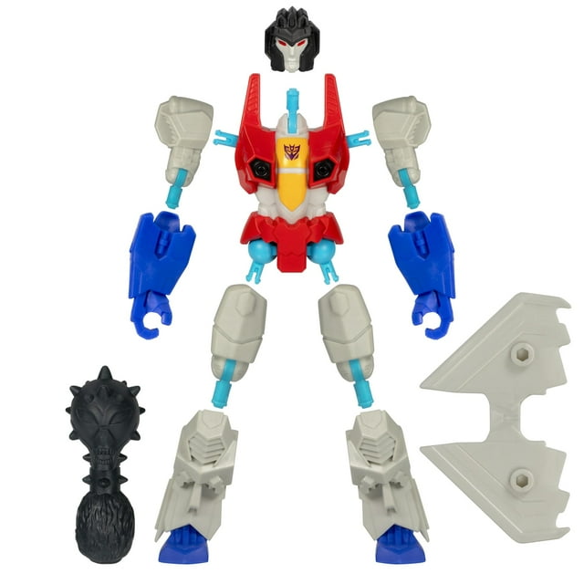 Figura de acción Transformers MixMashers Starscream de 12 cm con accesorios
