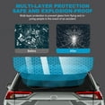 thumbnail image 4 of Pre-cut Window Film Tint Kit for Toyota RAV4 2019-2024 Solar Film PVC Complete Vehicle Set UV Reduction, Car Front Gear 80% Other 8%, 12pcs, 4 of 11