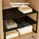 thumbnail image 5 of Estante de almacenamiento expandible para gabinete | Estante organizador apilable de metal | Organizador de despensa para cocina y baño que ahorra espacio | Almacenamiento para escritorio de, 5 of 5