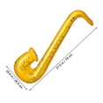 thumbnail image 3 of SHISUYAN 12Pcs Blow Up Saxophone Inflatable Design All Ages Dance Floor Props, 3 of 8
