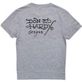 thumbnail image 2 of Ed Hardy Men's T-Shirt Rhinestone Battle Skull Short Sleeve Tee (Small, Heather Grey), 2 of 7
