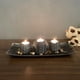 thumbnail image 2 of Candelabro de diseño de ratán, candelabro de resina para fiesta. 3 procesadores, 2 of 8