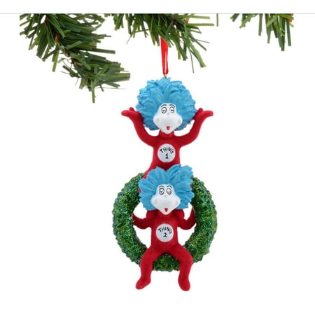 Department 56 Dr Seuss The Cat In The Hat Thing 1 Thing 2 On