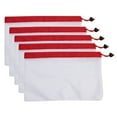 thumbnail image 2 of MOPOOR 10 PCS Reusable Barcode Scanable See Through Food Safe Mesh Bags with Drawstring for Fruits, Vegetable, Food, Toys, Grocery Storage, Large Medium Small, 2 of 9
