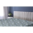 thumbnail image 5 of Ambesonne Nature Fitted Sheet, Forest Mountain Landscape, Queen Size, Slate Blue and Reseda Green, 5 of 5