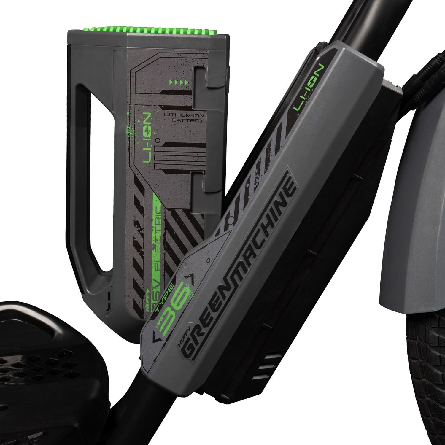 Huffy Green Machine 36-Volt Electric Drift Trike, Black, for Adults