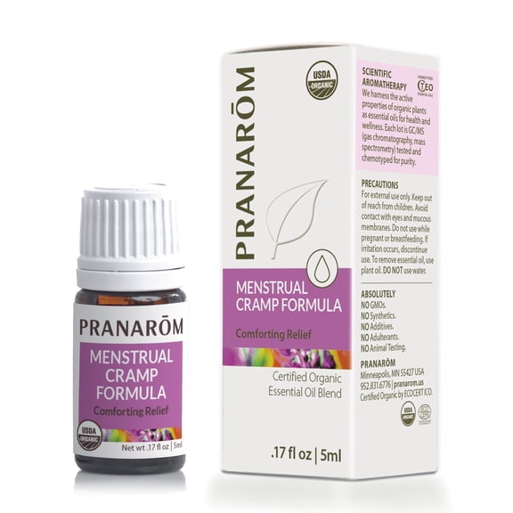 Pranarom Organic Menstrual Cramp Relief Essential Oil - Wellness Blend