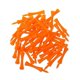 thumbnail image 1 of 50Pcs 70Mm Big Castle Golf Tees (Orange), 1 of 5