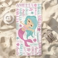 thumbnail image 6 of Personalized Beach Towels for Kids - Custom Beach Towels with Name- Ultra Absorbent Super Soft Swimming Towels for Kids, Customized Bath/Pool/Beach Towel for Girls (Mermaid), 6 of 9