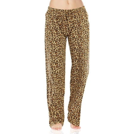 

Just Love Women Pajama Pants / Sleepwear / PJs (Beige Cheetah Large)