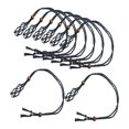 thumbnail image 1 of Hand-Woven Empty Holder ,Adjustable Necklace Cord Rope, Net Bag Replacement 8 Jewelry Making Crystal Bracelets DIY Pendant Craft Gift Black, 1 of 8