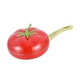 thumbnail image 2 of Esquirla Non Stick Frying Pan Pancake Pan with Handle Sauce with Lid Cookware Induction Cooker Compatibility Fry Pan Tomato Shaped, 2 of 8