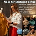thumbnail image 5 of Uxcell Fabric Chalk Marker Tailors Liner Chalk Pen Style for Sewing Quilting & Crafts, White, 5 of 5