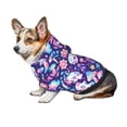 thumbnail image 7 of Honeii mushroom rainbow Skull cartoon Print Small Dog Hoodies Pet Hooded Sweatshirts Fall Winter Puppy Cat Sweaters Warm Clothes for Small Dogs Outfits Costume-Large, 7 of 7