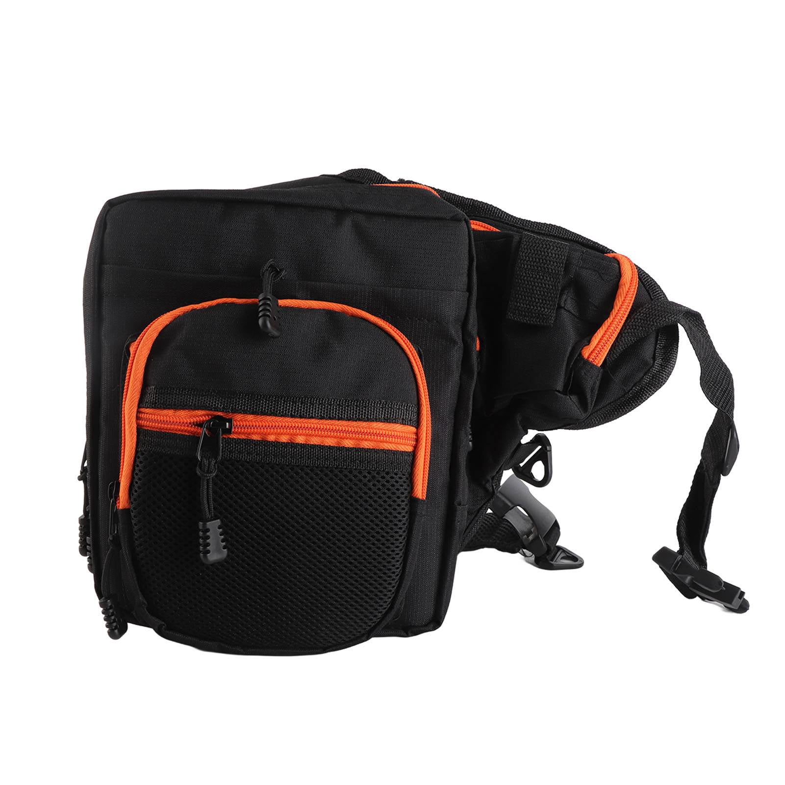 Elowen fishing equipment Fishing 32x39x12CM Fishing Bag Multi-Purpose Waterproof Fishing Reel Lure Tackle Bag