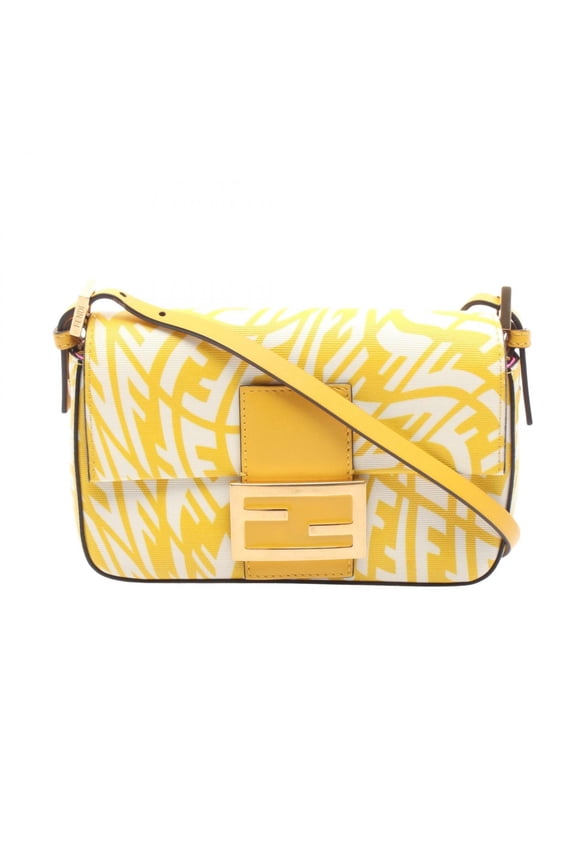 Pre-Owned Fendi Baguette 1997 Small Shoulder Bag/Handbag, Coated Canvas and Leather, Women's,...