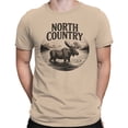 thumbnail image 2 of Smartprints North Country Moose Men's T-Shirt Natural, Cotton, S, 2 of 4