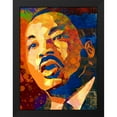 thumbnail image 2 of Stephen Chambers 15x18 Black Modern Wood Framed Wall Art Titled - Mlk, 2 of 6