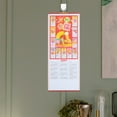 thumbnail image 4 of KALLORY Chinese Lunar Calendar Paper 2Pcs 30X12.5In For Living Room Decor And Office Decor, 4 of 11