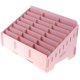 thumbnail image 1 of Soporte para teléfono móvil de madera con 24 rejillas Caja de almacenamiento organizadora de escritorio con 24 compartimentos rosado perfke Estante de cuadrícula de escritorio 24, 1 of 9