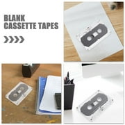 6 pcs Blank Audio Tapes DIY Empty Cassette Tape 30-minute Recordable Blank Cassette Tapes for Greeting