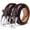 Essential Wine, variant on KM Legend Men's 2 Pack Leather Dress Belts, Classic Fashion Belts for Work, Business and Casual