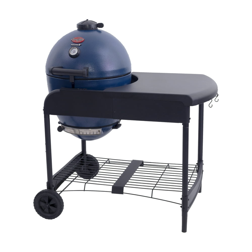 CharGriller AKORN Kamado Grill with Cart Sapphire Blue