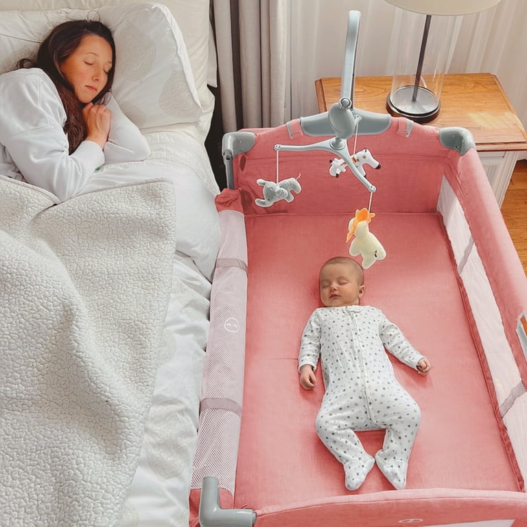 Evolur Lullaby Bassinet Toddler Bassinet Lullaby Portable Bassinet