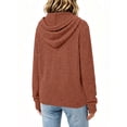 thumbnail image 2 of Airmenty Women's Zip Up Hoodie Lightweight Full Zip Sweatshirt Casual Fall Jacket with Pockets S-2XL, 2 of 6