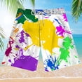 thumbnail image 2 of Hombres y mujeres Cinco puntos Deportes transpirables Surf Impresión 3D Playa Vacaciones Playa Pantalones cortos Bañadores Fridja  fhjkhfk461454, 2 of 3