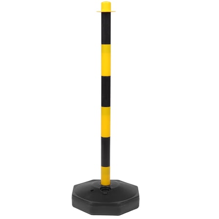 Isolation Bollard Safety Cones Caution Yellow Parking Stopper for Garage