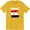Gold, variant on Egypt flag Men's Top City Map Eagle Of Saladin Great Special Tricot T-Shirt