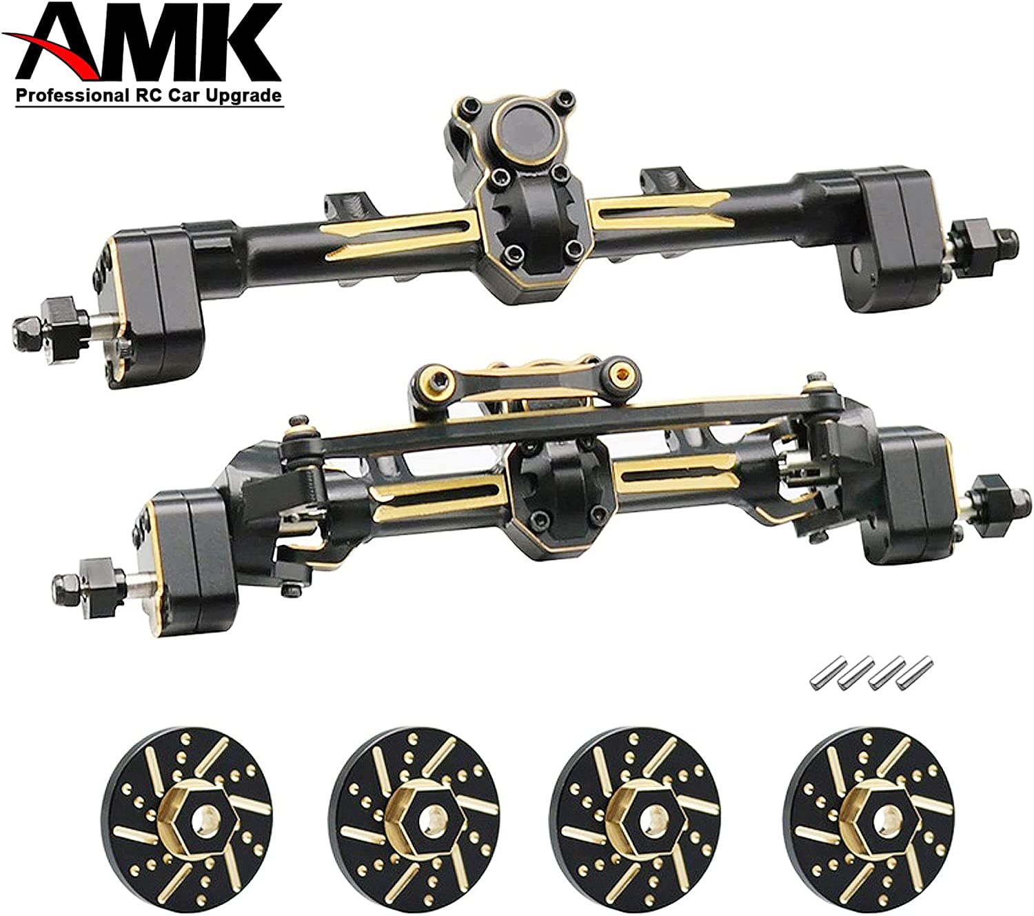 Amazon.com: OGRC 2Pcs Steel Front Axle Drive Shaft SCX24 CVD