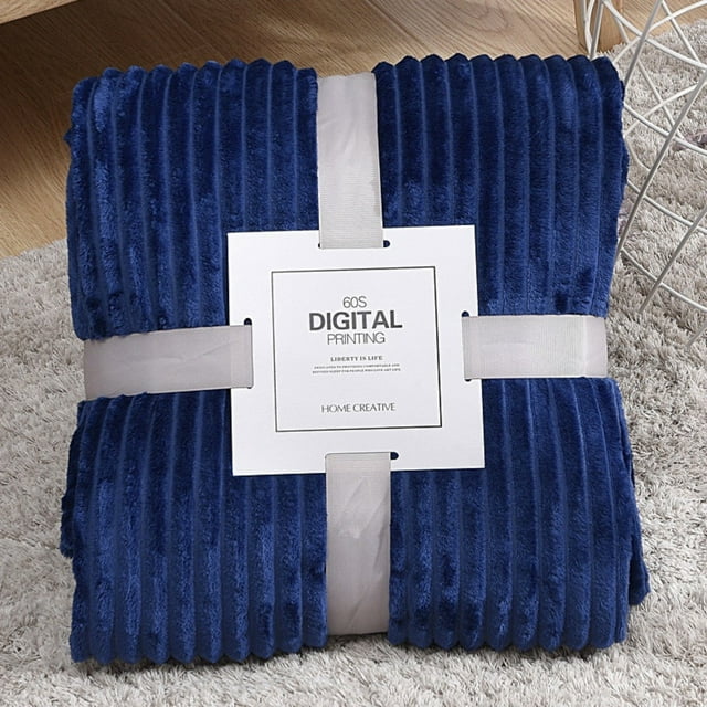 ZZkhGO Large Throw Blanket, Extra Soft Warm Fleece Blanket for Bed Sofa, 200x120cm Cozy Blanket for Couch Camping Home