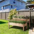 thumbnail image 2 of Renwick 2-tier Elevated Wooden Planter Box for Garden Yard Patio, Wood, 2 of 9