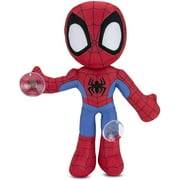 Spidey and His Amazing Friends Web Clinger Plush - 9” Poseable Plush with Suction Cups - Sticks to Walls, Windows & More (1 Count)