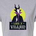 thumbnail image 3 of Disney Villains - Like a Villian - Juniors Cropped Cotton Blend T-Shirt, 3 of 5