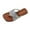 Silver, variant on Bxsruta Woven Metallic Slippers with Decorative Stitching, Non-Slip Flat Sole for Home/Beach Use