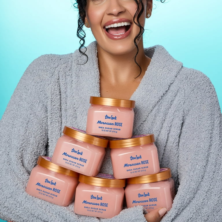 Tree Hut Shea Sugar Scrub Moroccan Rose 18oz Exfoliating Body Wash