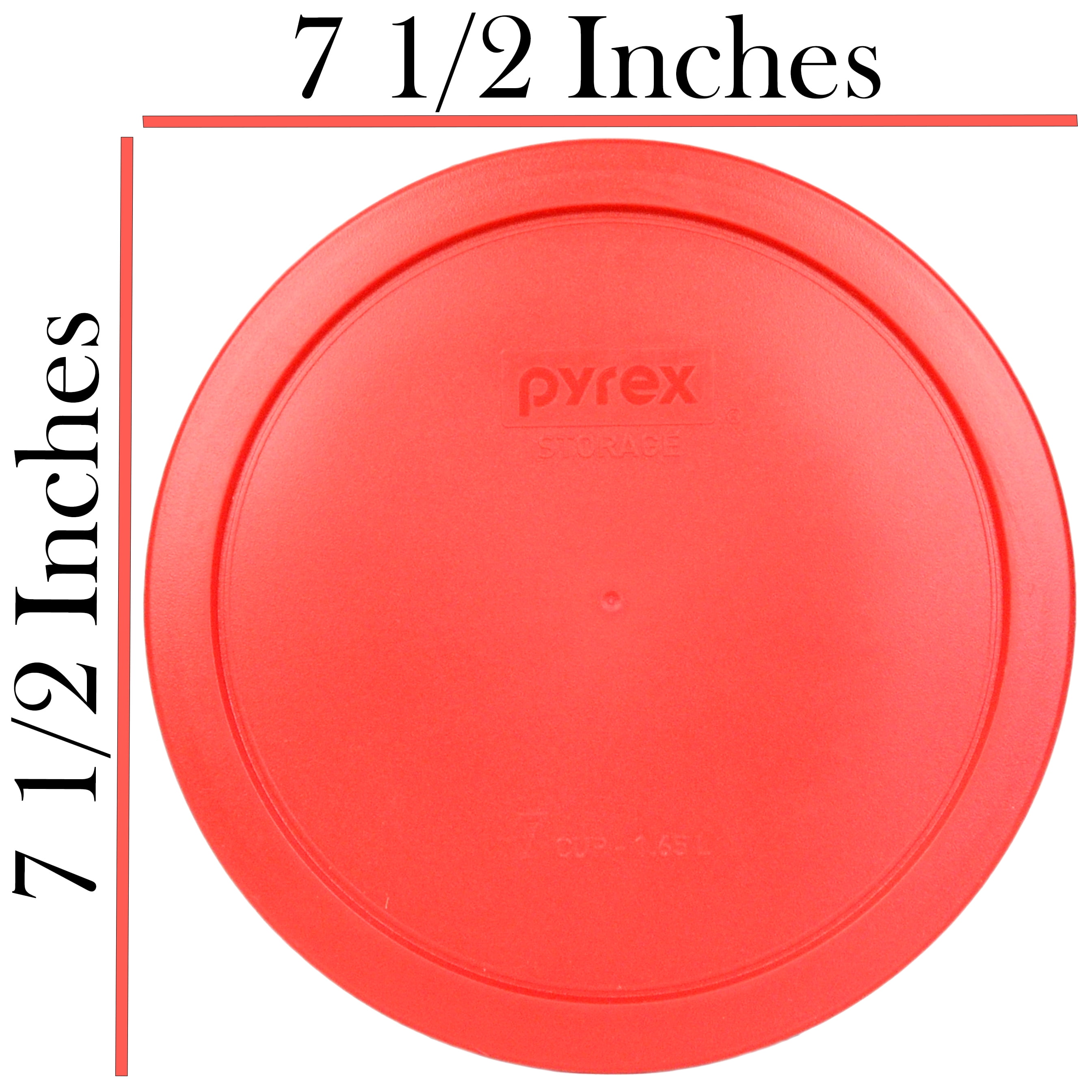 Pyrex (4) 7203 7-Cup Glass Bowls & (4) 7402-PC Retro Pink Pantone Lids -  Made in the USA