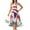 Beige, variant on Women's Stylish Casual Dress Sleeveless Round Neck Sundress with Independence Day Print, Ruffles and Zip Accents,Beige XL