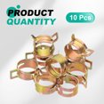 thumbnail image 3 of Uxcell 10pcs Spring Band Type Hose Clamps 21mm Silicone Vacuum Pipe Clip, Colorful, 3 of 7