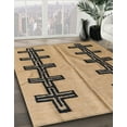 thumbnail image 3 of Ahgly Company Machine Washable Indoor Rectangle Abstract Red Brown Area Rugs, 2' x 3', 3 of 7