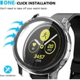 thumbnail image 3 of [PST] 40mm Samsung Galaxy Active Watch 2 Case Cover, 360°Full Protective Rugged Case Cover with Tempered Glass Screen Protector, 3 of 3
