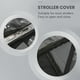 thumbnail image 4 of Universal Stroller Rain Cover Waterproof Wind Dust Shield Baby Stroller Pushchair Pram Newborn Stroller Cover-black, 4 of 5