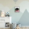 thumbnail image 5 of Stupell Industries Little Explorer Children's Black Bear Crayon Sketch Framed Wall Art Design by Daphne Polselli, 11" x 14", Black Framed, 5 of 5