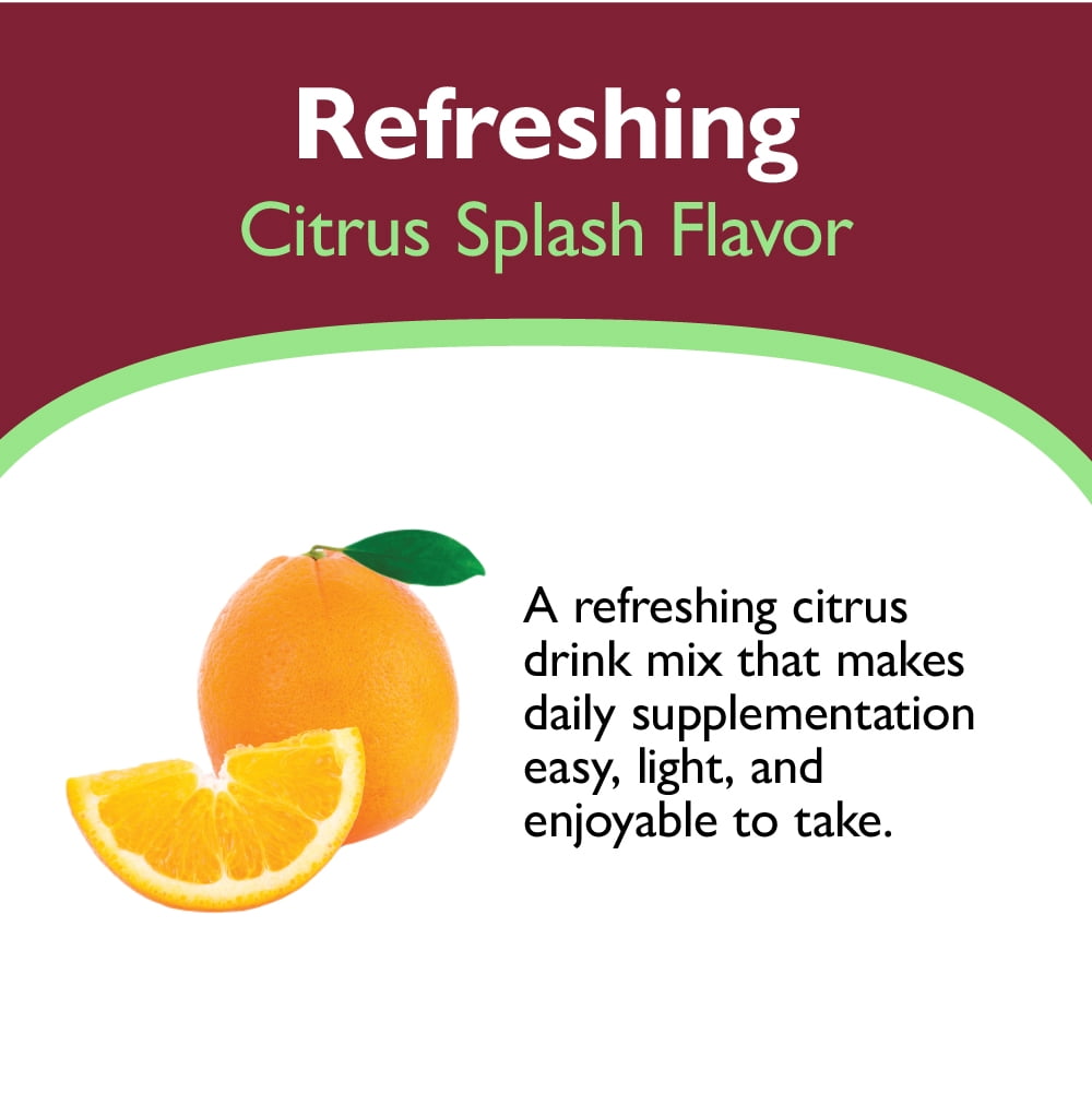 Celebrate Vitamins 3-in-1 Bariatric Multivitamin with Calcium Citrate Drink Mix, Citrus Splash, 60 servings