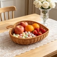 thumbnail image 5 of TACILIP Home Storage, 1PC Heart Shaped Creatived Weaving Storage Basket Imitation Vines Weaving Basket Desktop Item Storage Basket, Gifts for Her, 5 of 6